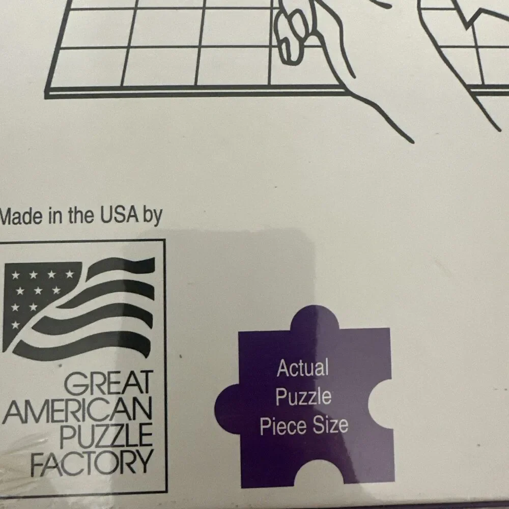 1994 The Moving Puzzle Garden Hideaway 294 Pieces Cats Pigs Frogs Birds Sealed